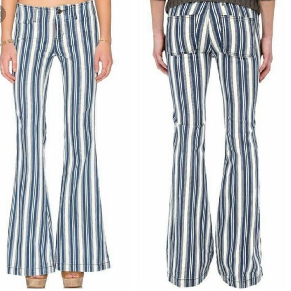 FREE PEOPLE Jolene super flare jeans size 27